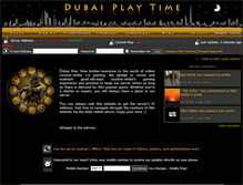 Tablet Screenshot of dubaiplaytime.com
